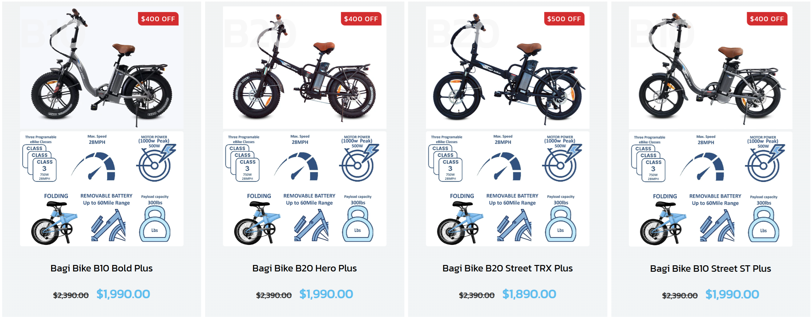 Folding Electric Bikes Bagi Bike