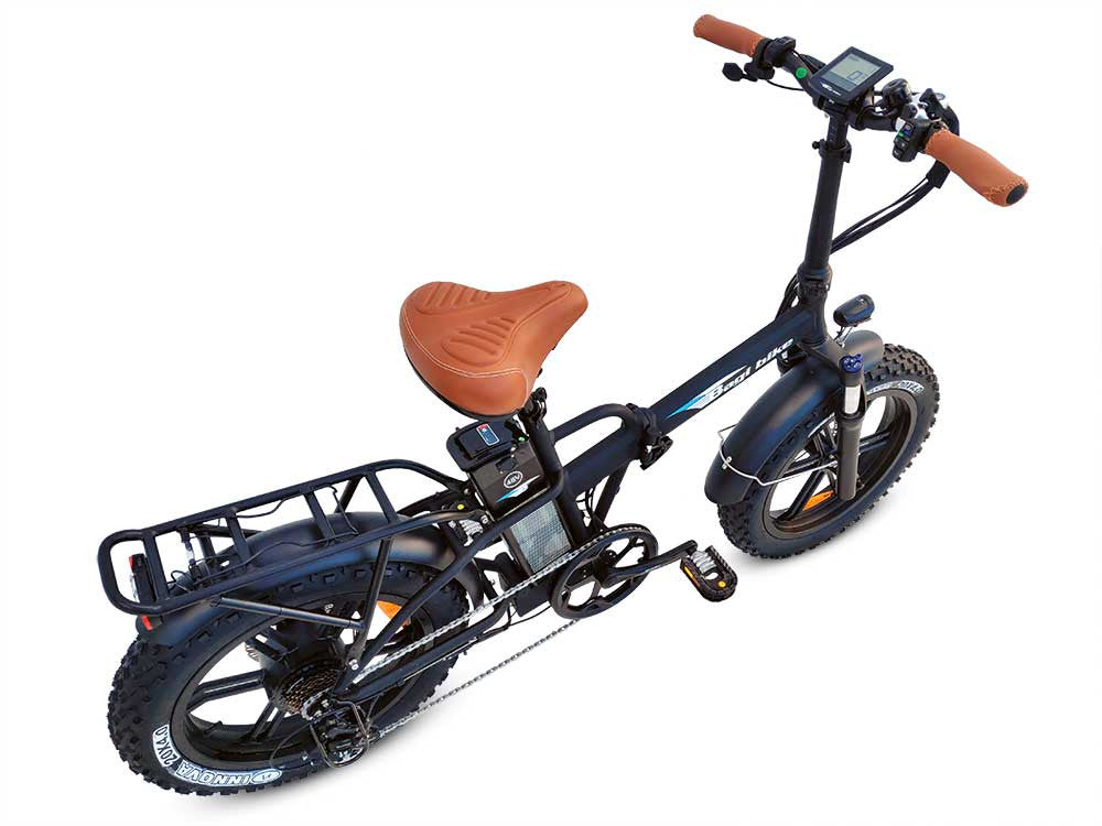 Comfortable upright riding position