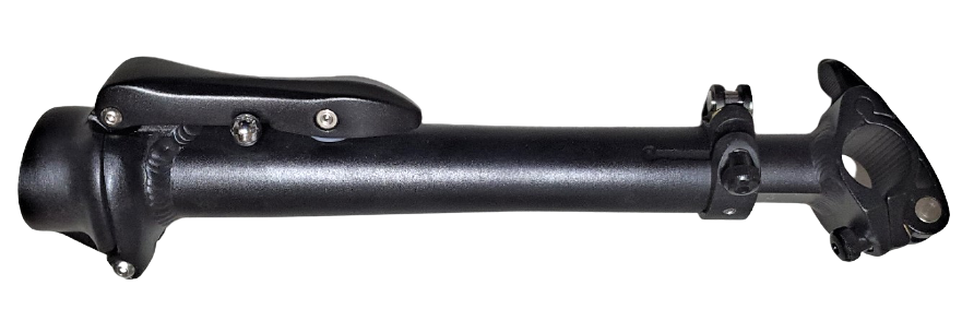 Stem folding handlebar post